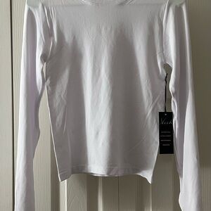 Splash White Long Sleeve Top